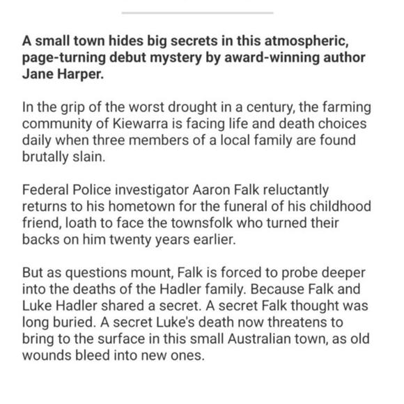 The Dry Jane Harper Hardcover Book - Picture 2 of 6